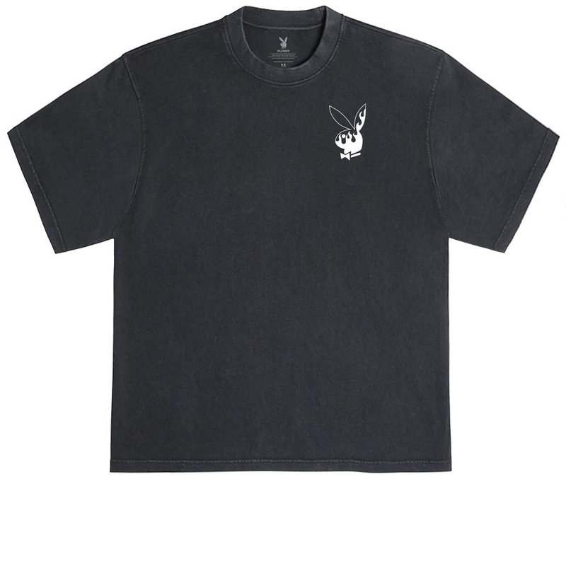 Color Bars x Playboy Flames 2.0 T-Shirt – Black/White
