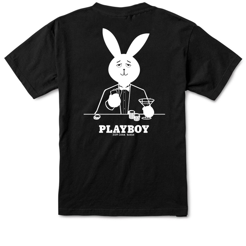 Color Bars x Playboy High Roller T-Shirt – Black