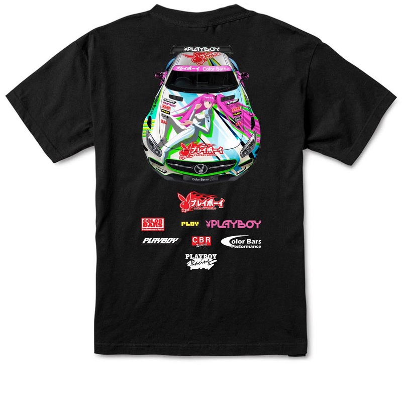 Color Bars x Playboy Lively T-Shirt – Black