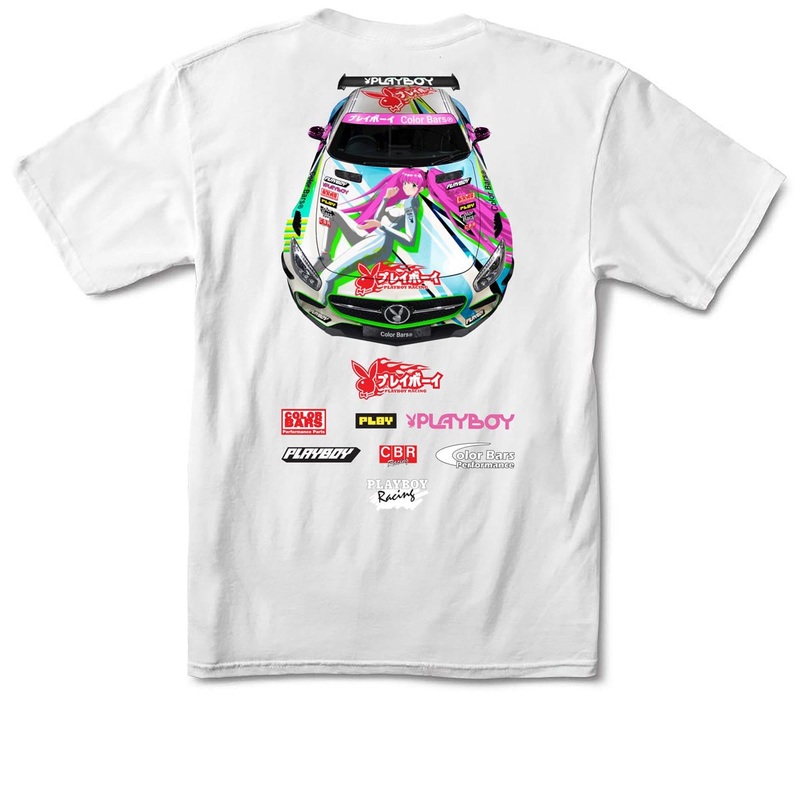 Color Bars x Playboy Lively T-Shirt – White