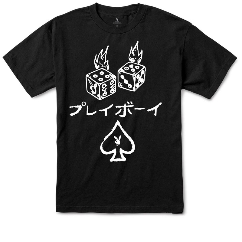 Color Bars x Playboy Stacked T-Shirt – Black