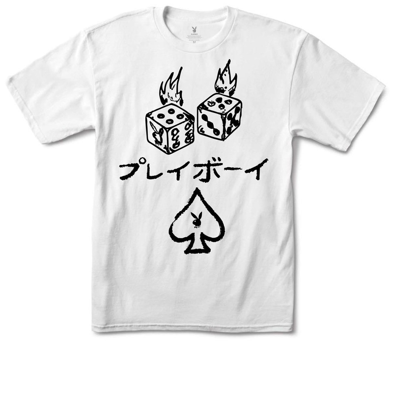 Color Bars x Playboy Stacked T-Shirt – White