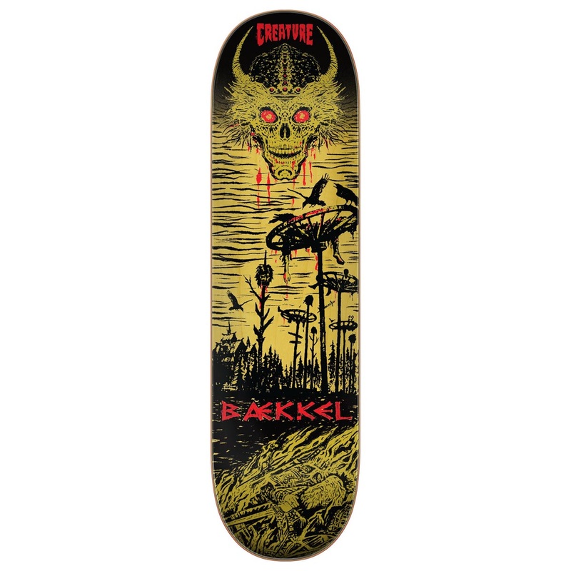 Creature Baekkel Wasteland Pro Skateboard Deck – 8.60