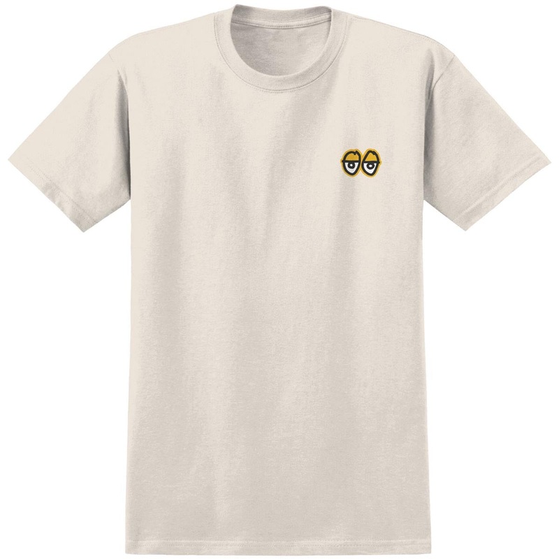 Krooked Strait Eyes T-Shirt – Cream/Gold/Black/White