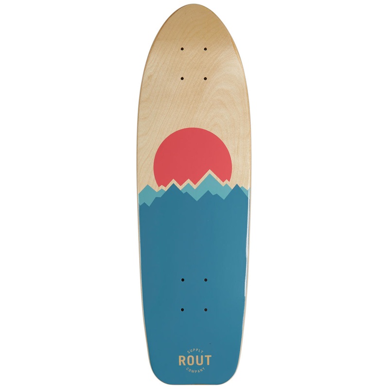 Rout Peaks Cruiser Skateboard Deck