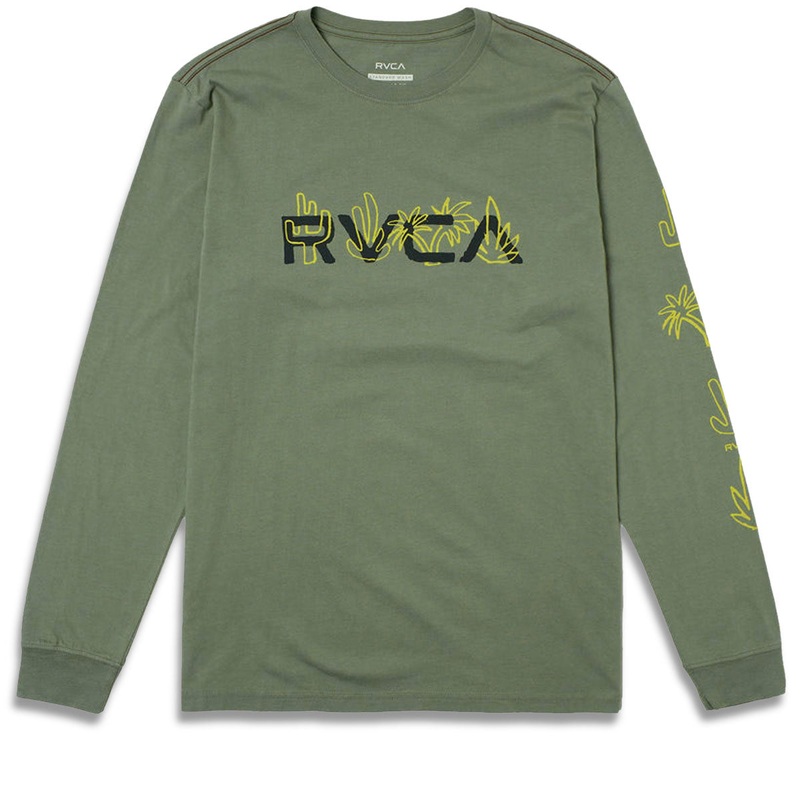 RVCA Desertscape Long Sleeve T-Shirt – Jade