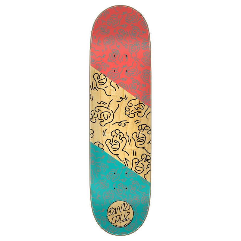 Santa Cruz Contour Skateboard Deck – 8.50
