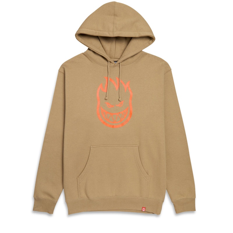 Spitfire Bighead Hoodie – Sandstone/Orange
