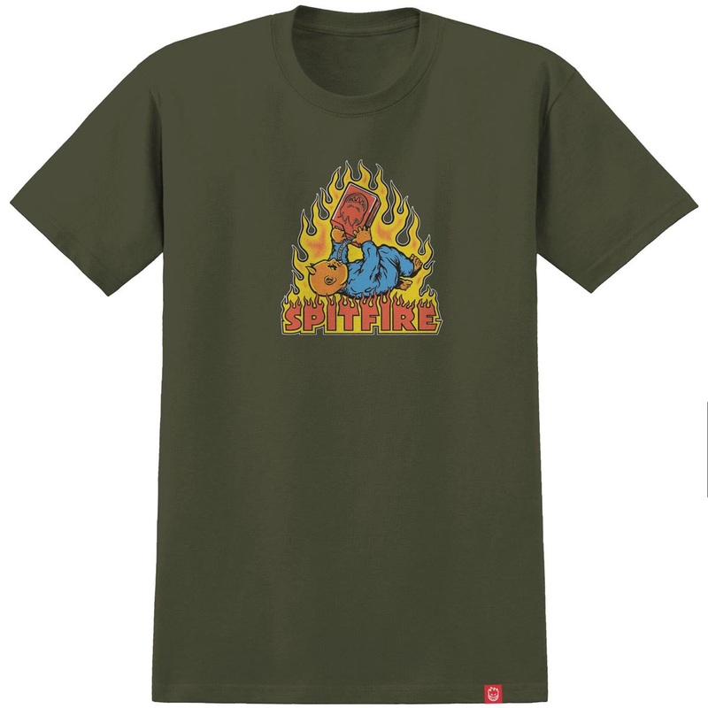 Spitfire Demonseed T-Shirt – Military Green