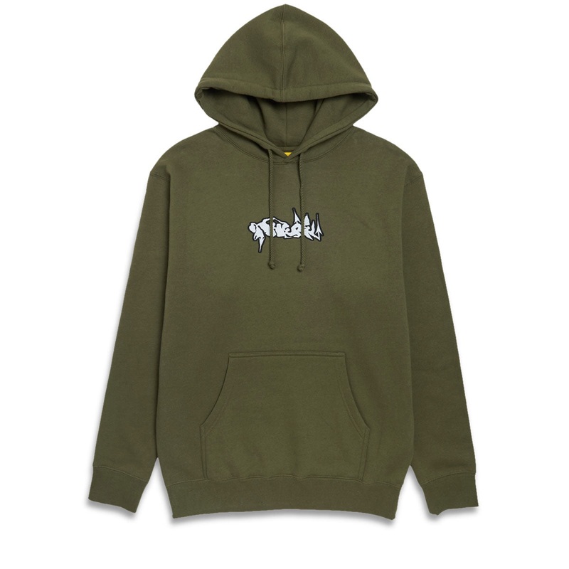 There Parasite Hoodie – Army/Black/White