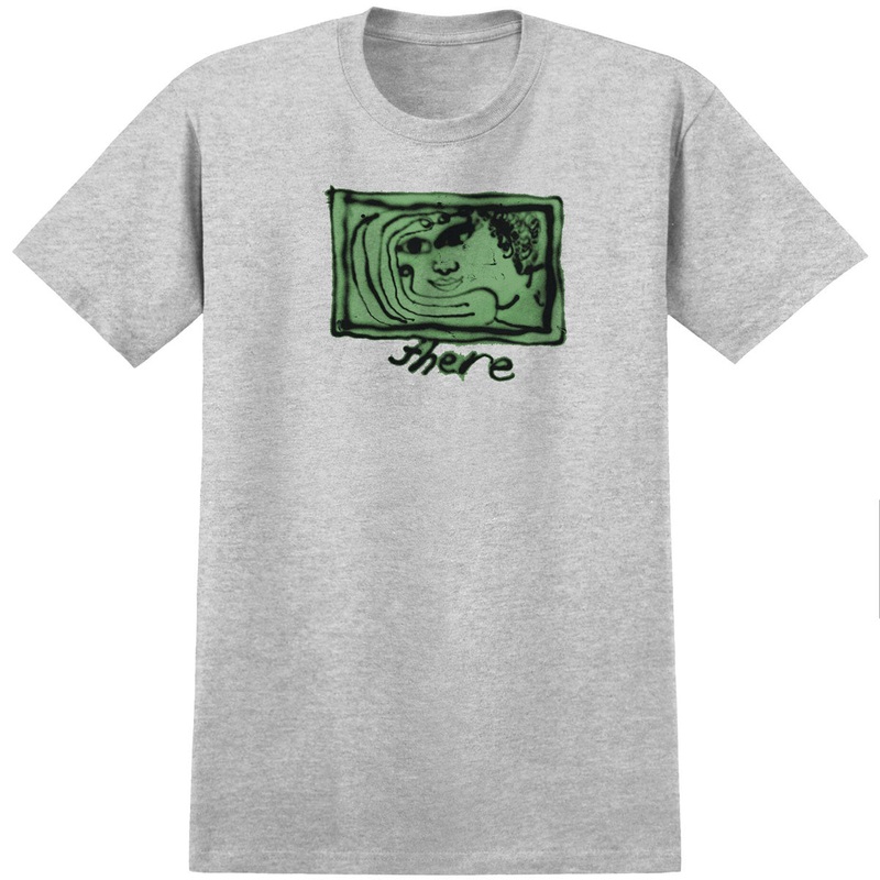 There Window T-Shirt – Heather Grey/Green/Black