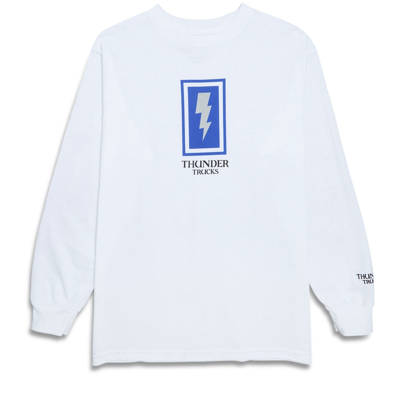 Thunder Boxed Bolt Long Sleeve T-Shirt – White/Blue/Grey/Black/Black