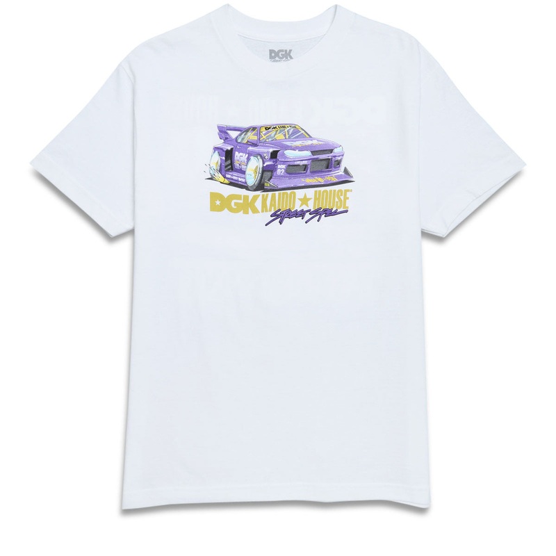 DGK x Kaido House Roulette Racer T-Shirt – White