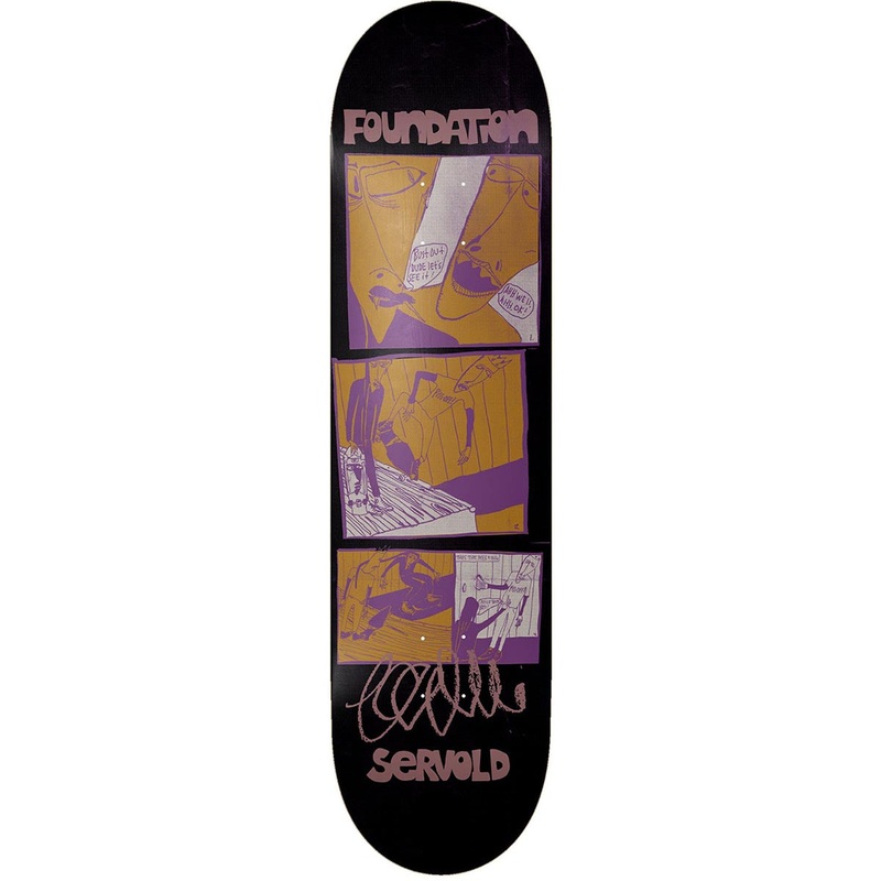 Foundation The Meeting Servold Skateboard Deck – 8.50