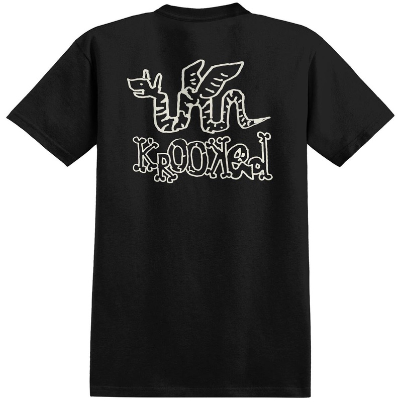 Krooked No Monster T-Shirt – Black