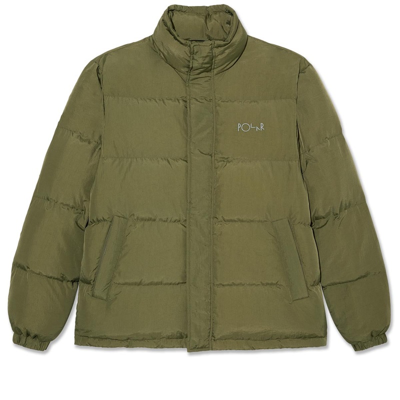 Polar Basic Puffer Jacket – Army Green