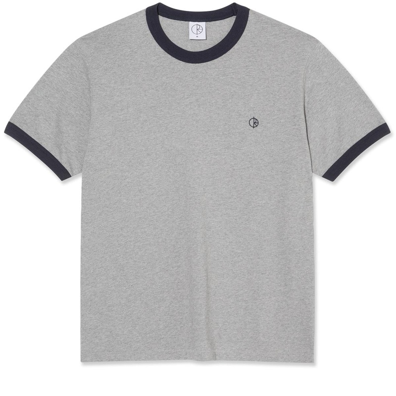 Polar Ringer T-Shirt – Heather Grey/Navy