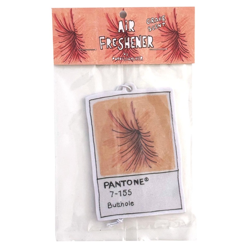 Porous Walker Butthole Pantone 2 Pack Of Air Fresheners