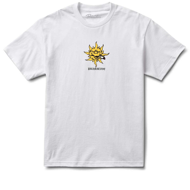 Primitive Burnt Heavyweight T-Shirt – White