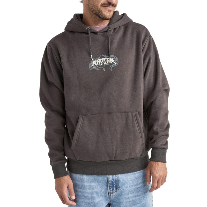 Rhythm Dos Soles Fleece Hoodie – Vintage Black