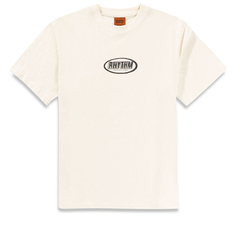 Rhythm Elliptic Printed Vintage T-Shirt – Ecru