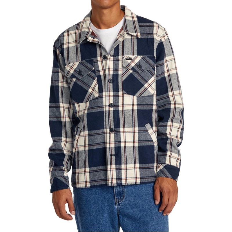 RVCA Flight Risk Shirt Jacket – Moody Blue
