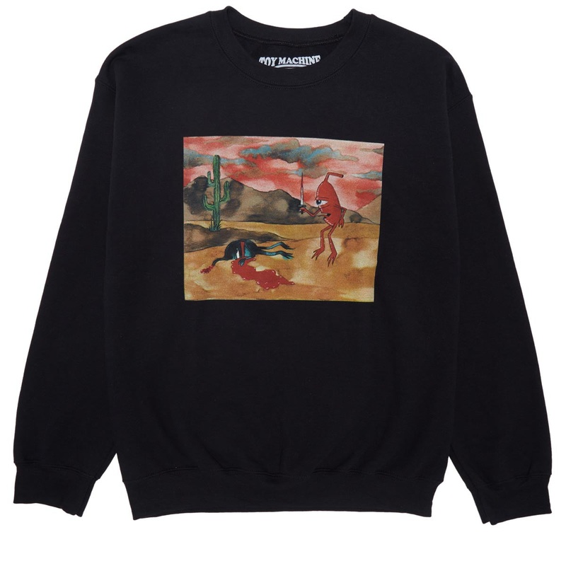 Toy Machine Trophy Crew Sweatshirt – Black