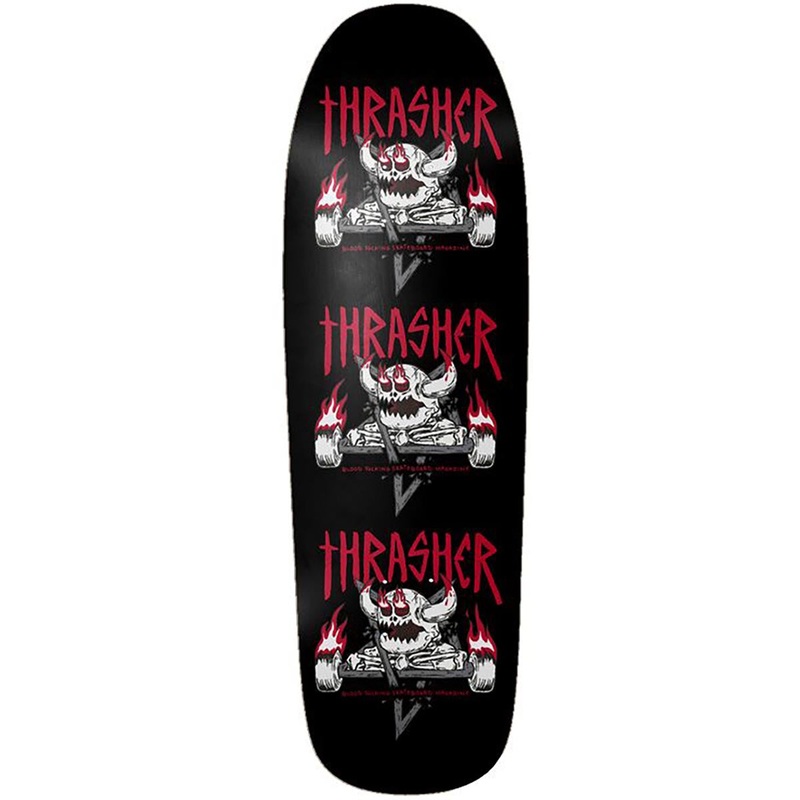 Toy Machine x Thrasher Monster Gram Shaped Skateboard Deck – 9.50