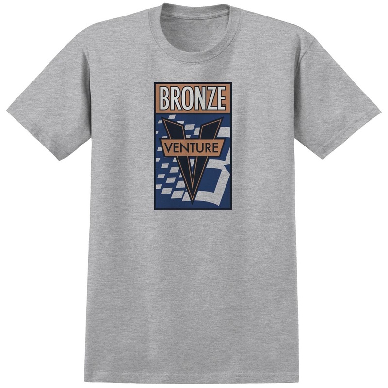 Venture x Bronze Awake T-Shirt – Heather Grey