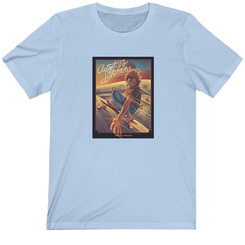 45RPM Vintage Cadillac Wheels T-Shirt – Blue