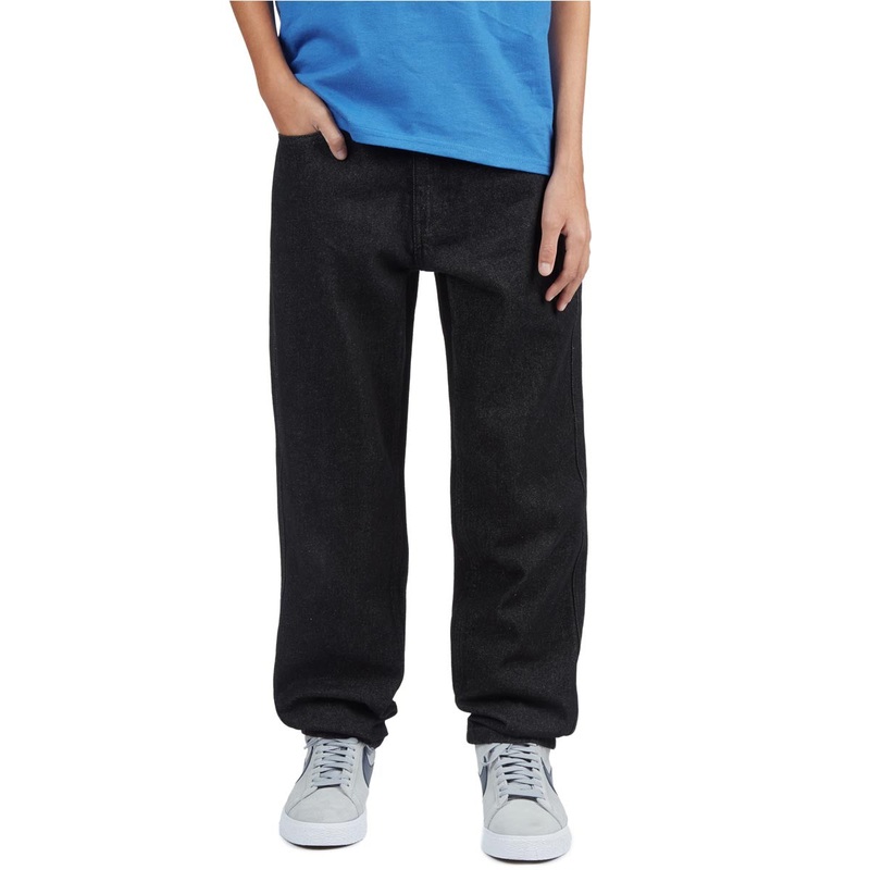 CCS Youth Baggy Taper Denim Jeans – Black