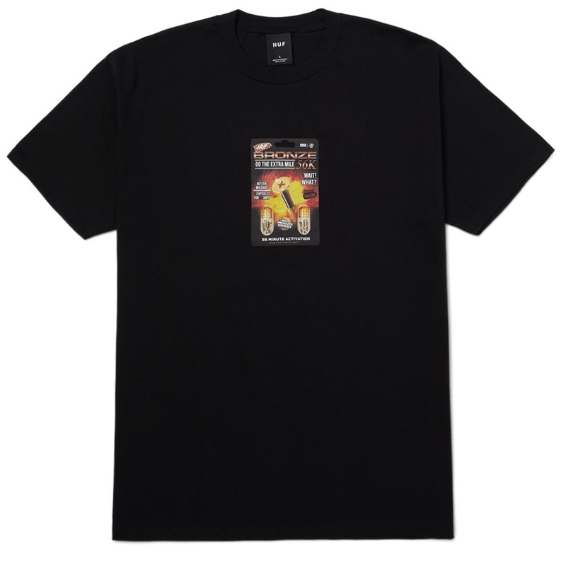 Huf x Bronze 56k Enhanced T-Shirt – Black