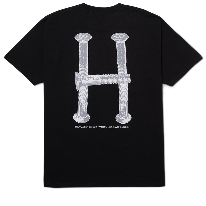 Huf x Bronze 56k H Bolts Tt T-Shirt – Black