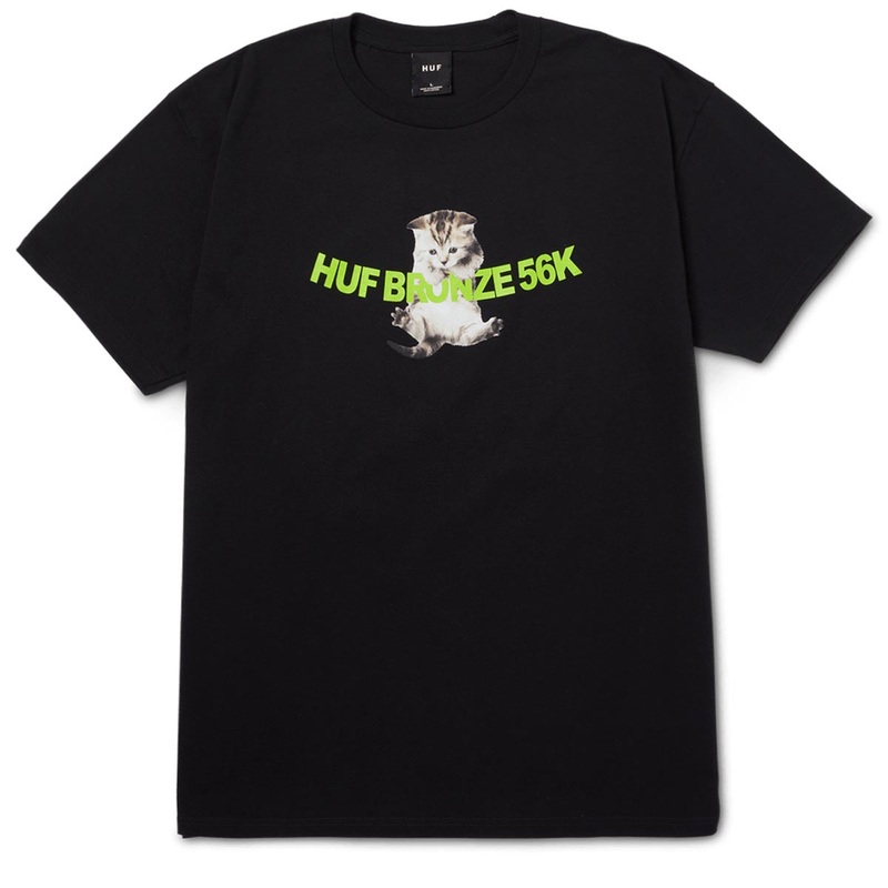 Huf x Bronze 56k Hang In There T-Shirt – Black