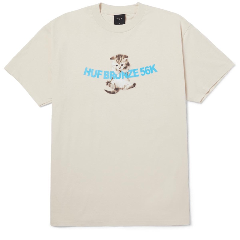 Huf x Bronze 56k Hang In There T-Shirt – Natural