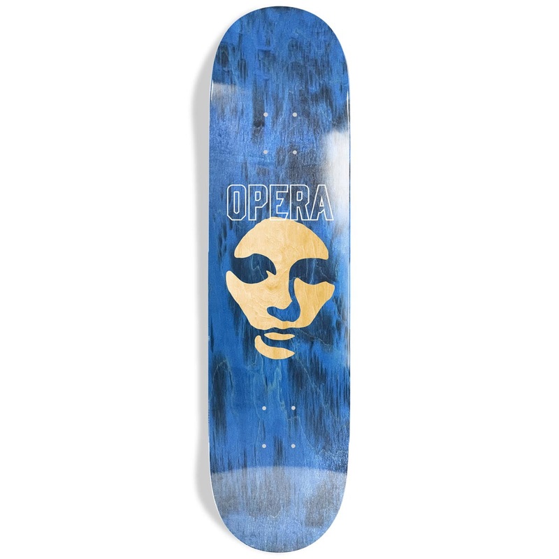 Opera Die Cut Mask EX7 Skateboard Deck – Blue – 8.25