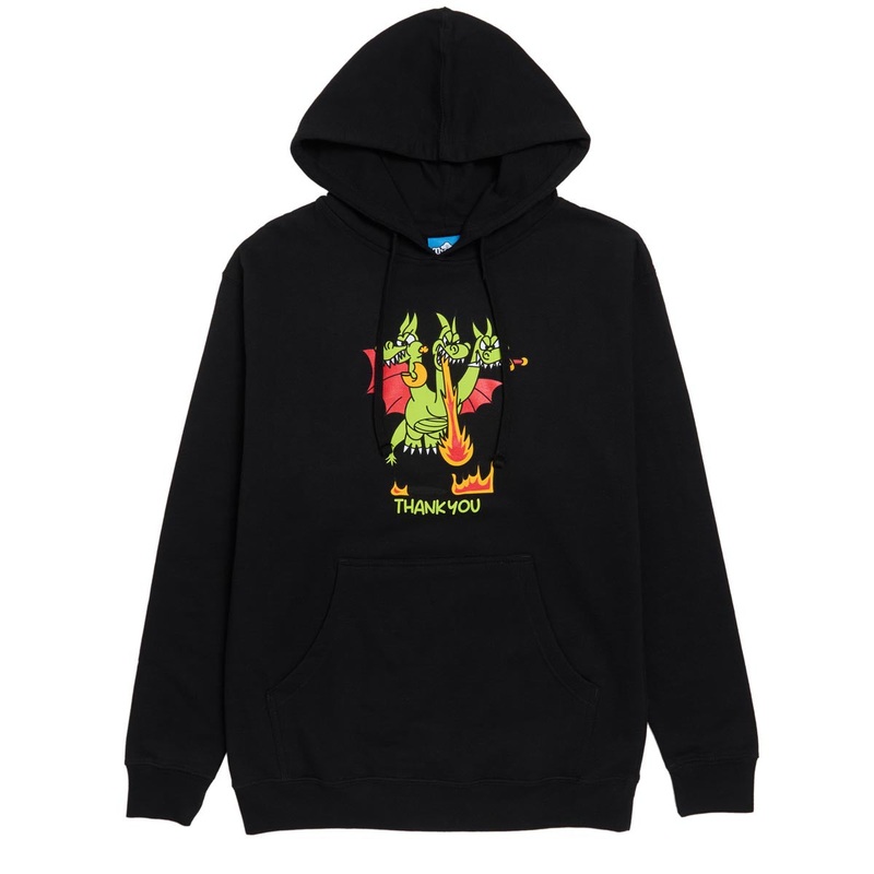 Thank You 3 Monsters Hoodie – Black