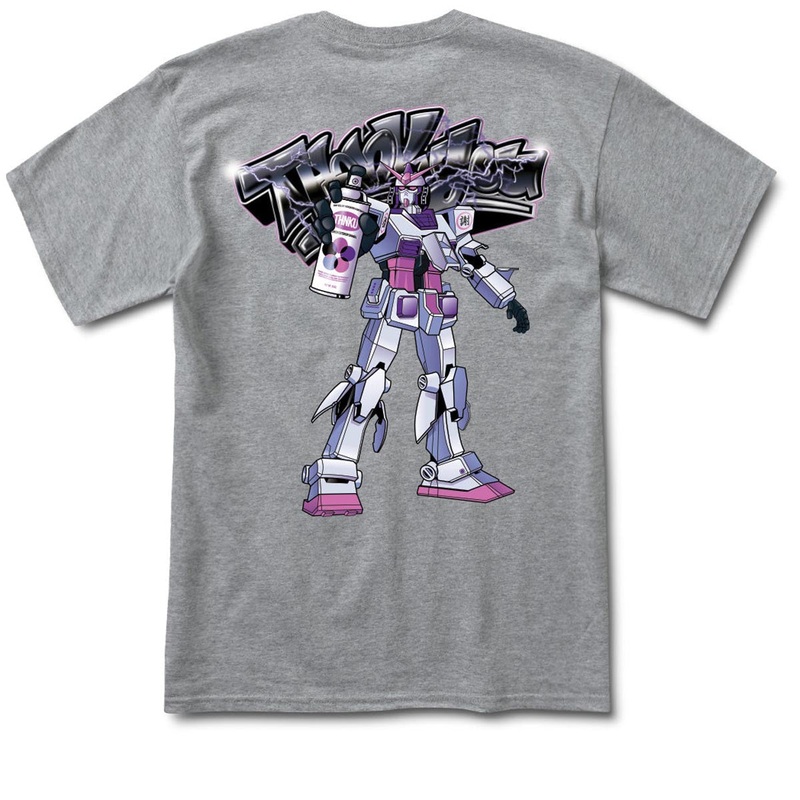 Thank You Gundam T-Shirt – Heather Grey