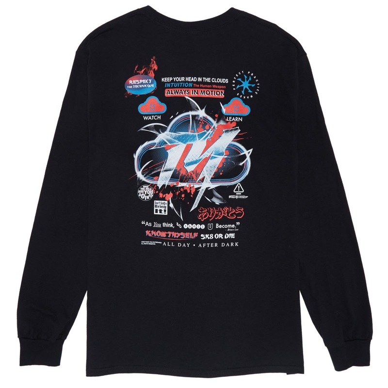 Thank You Intuition Long Sleeve T-Shirt – Black