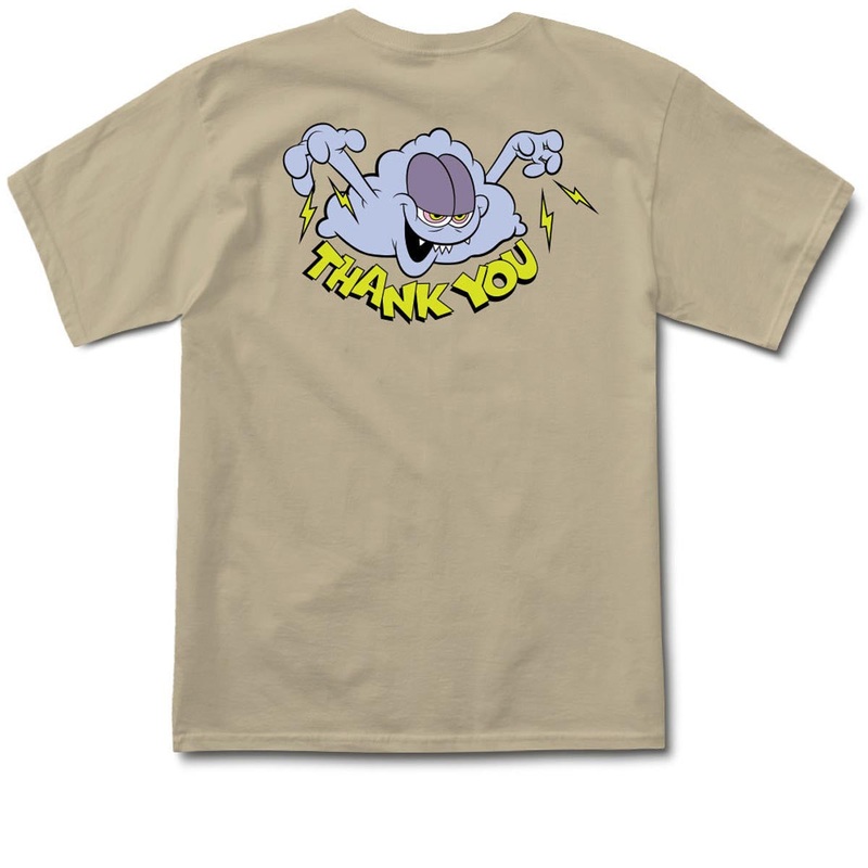 Thank You Static T-Shirt – Sand