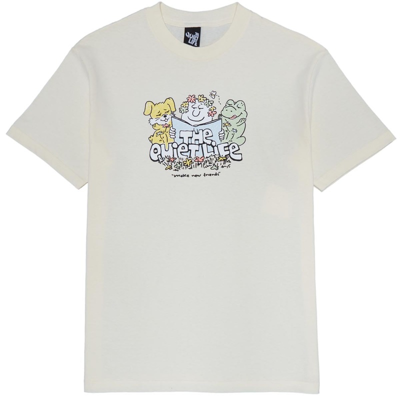 The Quiet Life Read Books T-Shirt – Cream