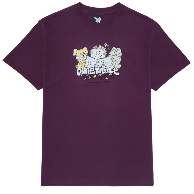 The Quiet Life Read Books T-Shirt – Eggplant