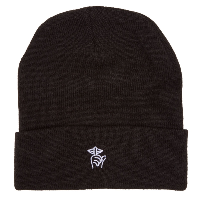 The Quiet Life Shhh Beanie – Black