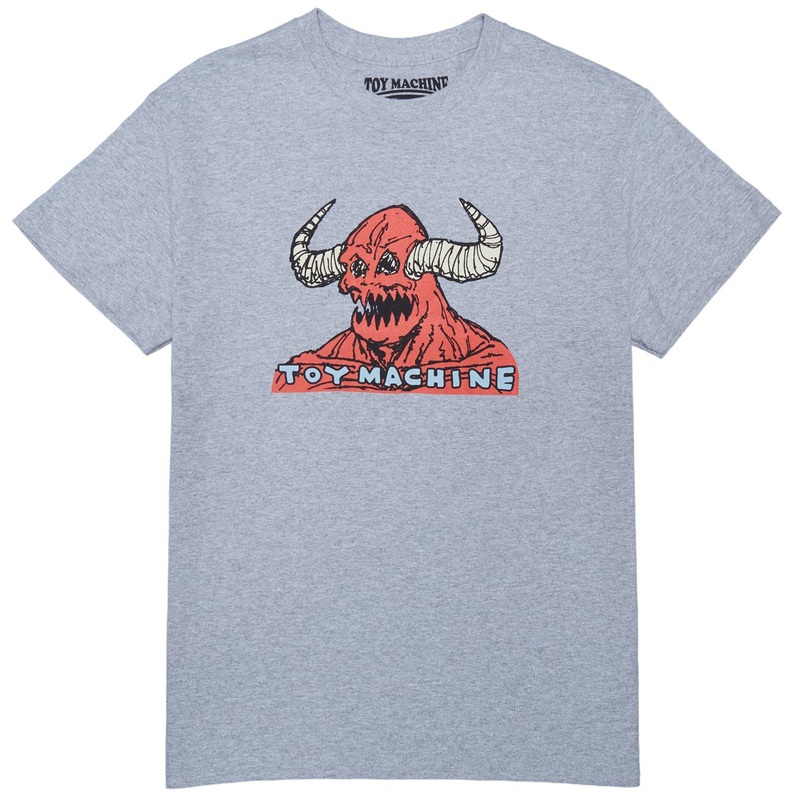 Toy Machine Hell Monster T-Shirt – Heather Grey