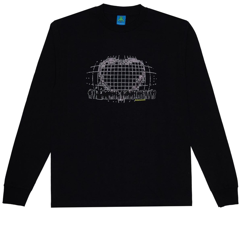 Frog I Love Music Long Sleeve T-Shirt – Black
