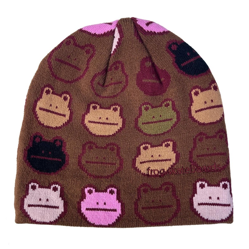 Frog Nation Beanie – Brown