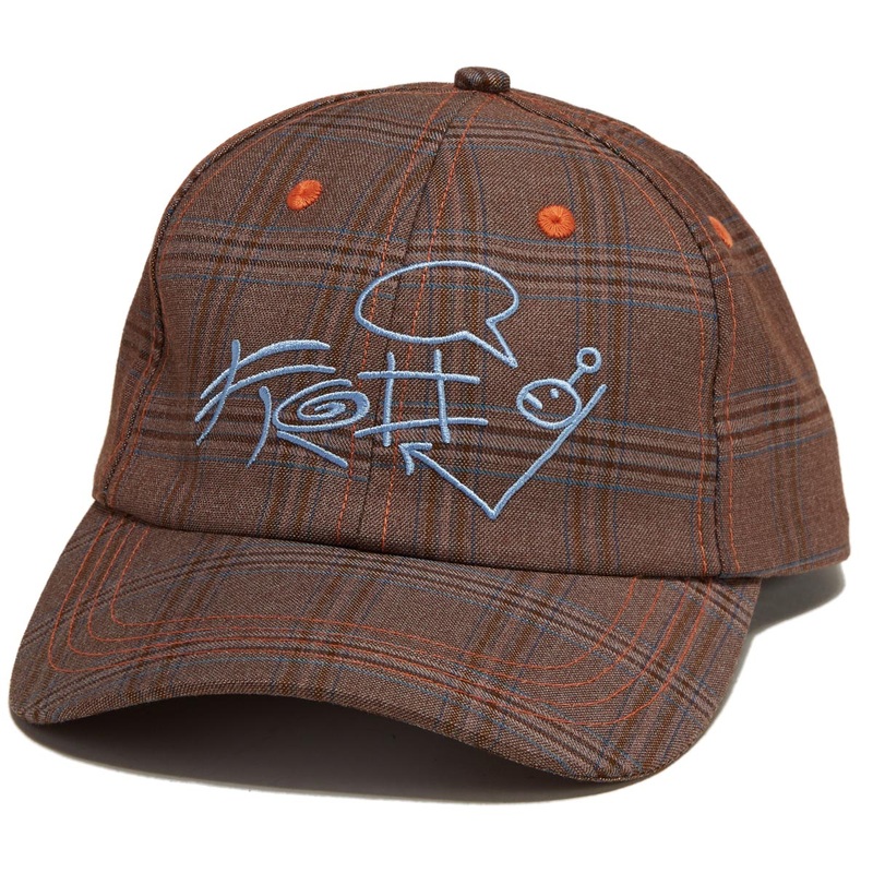 Frog Plaid G Hat – Brown