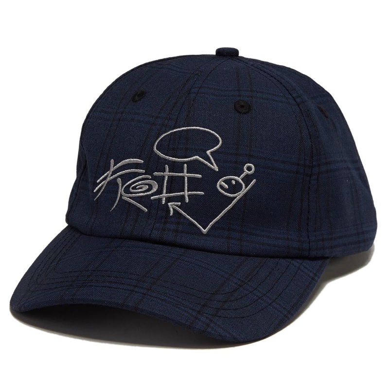 Frog Plaid G Hat – Navy