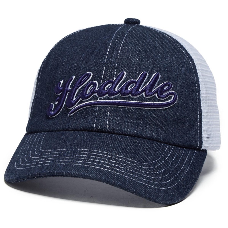 Hoddle Intarsia Trucker Hat – Indigo