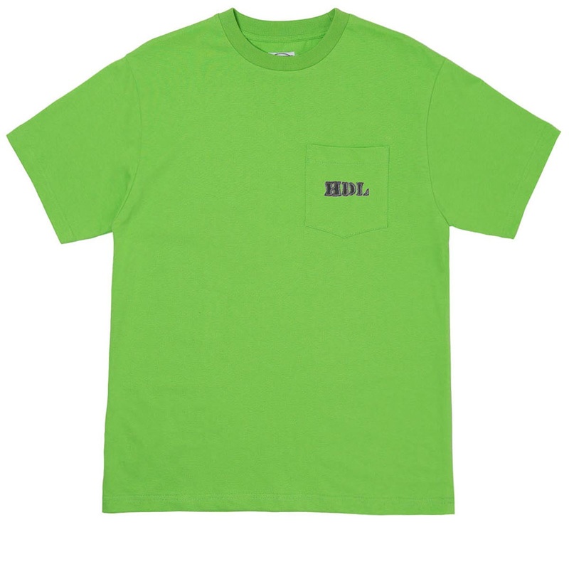 Hoddle Thunderdome Pocket T-Shirt – Lime